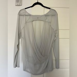 Lululemon Mix and Mesh Long Sleeve Top